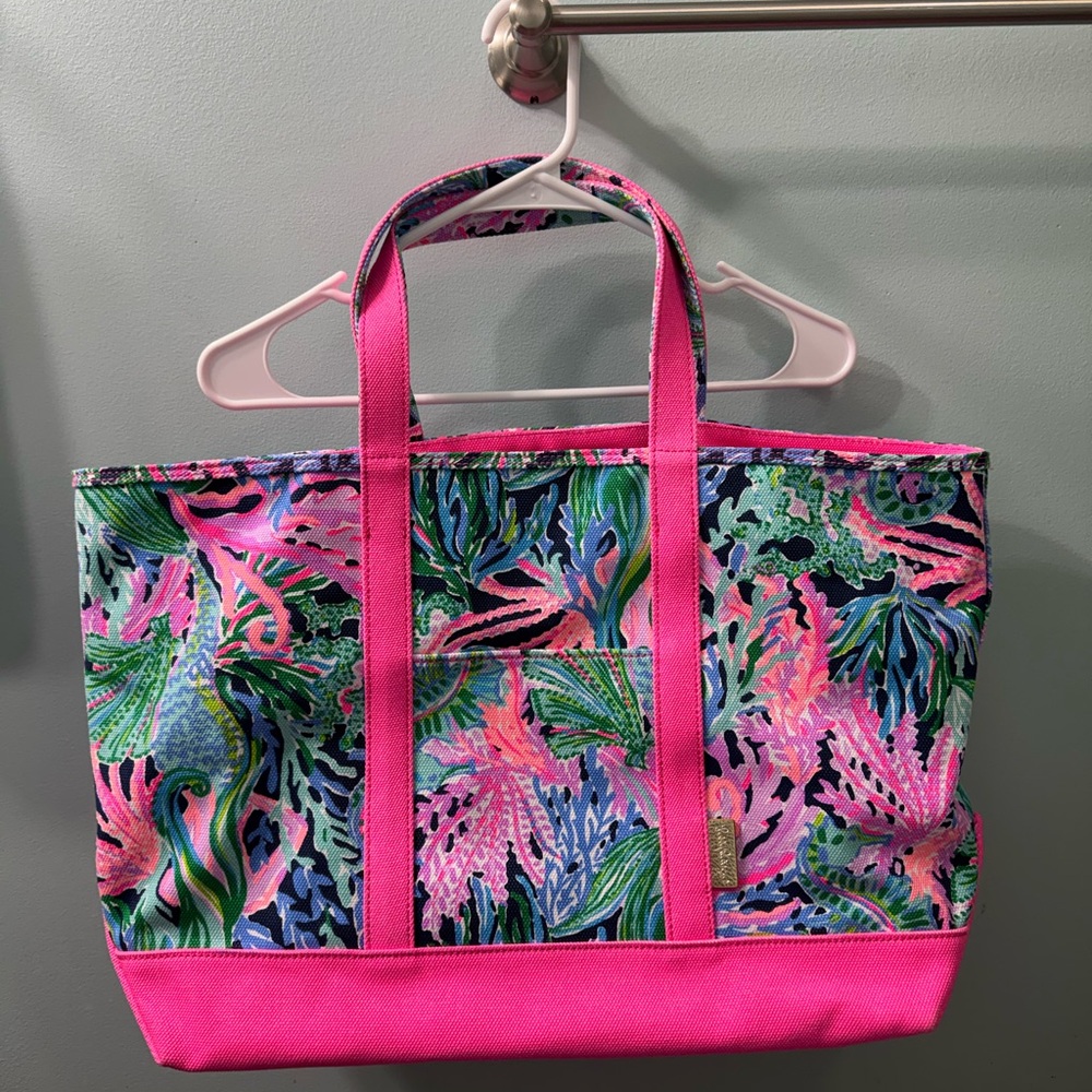 NWOT Lilly Pulitzer Mercato Tote- Bringing Mermaid Back